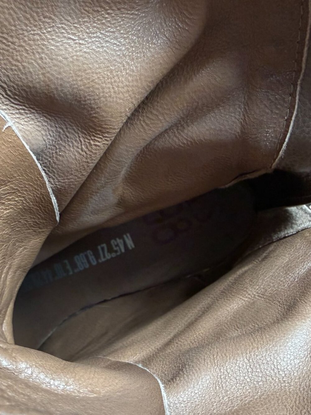 A.S.98 Hamish Buckle Combat Boots in Brown (Rock) Leather - Size 38 - Picture 10 of 11